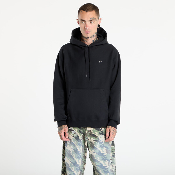 Mikina Nike Solo Swoosh Men's Pullover Hoodie Black/ Black/ White XL
