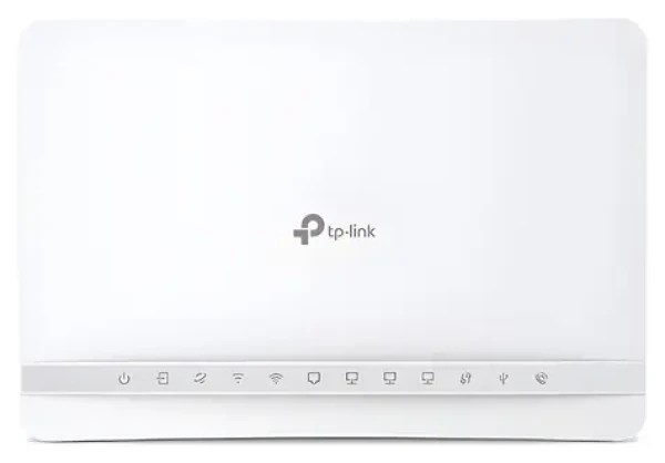 TP-LINK VX231v biela / VDSL router / Wi-Fi 6 AX1800 / VDSL2 Supervectoring / DECT telefónia / 3x RJ-45 (VX231V)