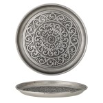 Bloomingville Dekoratívna tácka Maze Silver Metal 33 cm