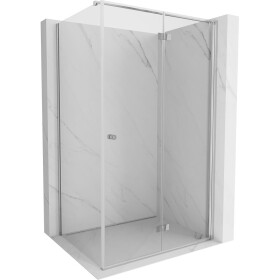MEXEN/S - Mist-F sprchovací kút skladacie dvere pravá 105 x 85, transparent, chróm 8A6T-105-085-01-00-P