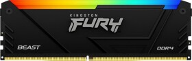 Kingston Fury Beast RGB, DDR4, 8 GB, 3600MHz, CL17 (KF436C17BB2A/8)