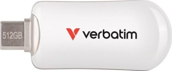 Verbatim Pendrive Plectra 512GB USB-C Biely/white 30231