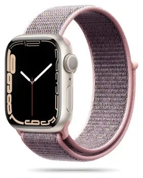 Tech-Protect Nylon ružový / Remienok pre Apple Watch / 38/40/41 mm