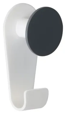 Spirella MISTERHOOK tmavo šedá / Samolepiaci háčik / ABS / 41 x 86 mm
