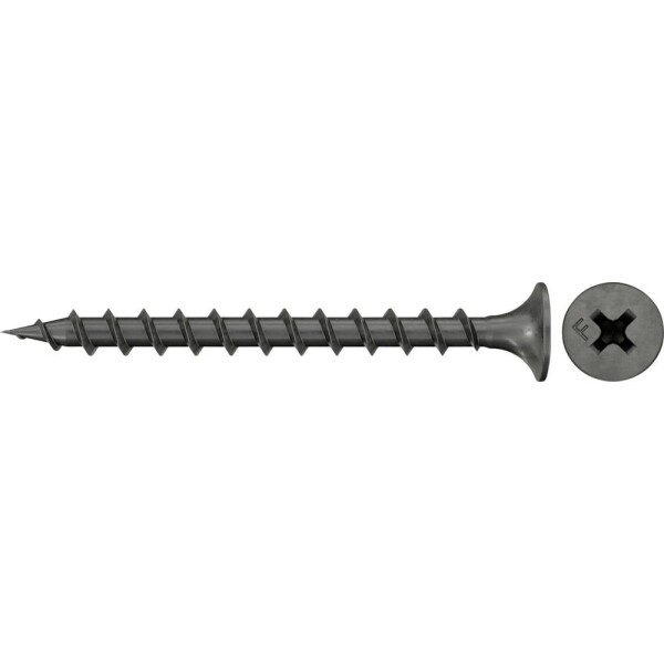 Fischer 665045 skrutka do sadrokartónu 25 mm krížová dražka Philips tvrdené, fosfátované 1000 ks; 665045