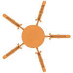 Weidmüller 1514490000 oranžová 50 ks; 1514490000