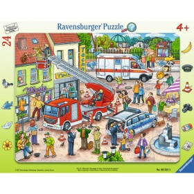 Ravensburger Hasiči a policajti - 24 dielikov/od 4 rokov