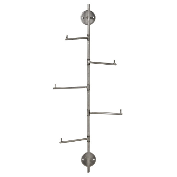 House Doctor Nástěnný věšák Flex Silver Finish