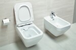 CERSANIT - WC SEDADLO CREA ŠTVOREC DUROPLAST ANTIB. SoftClose / JEDNO TLAČIDLO K98-0178