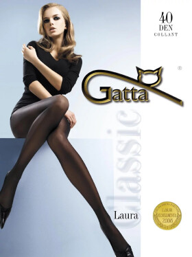 Dámske pančuchy Laura 40 den - Gatta 6-XXL beige