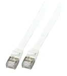 EFB Patch kábel plochý Cat6A U/FTP sivá / Patch kábel / 1,5 m / RJ-45 / PVC (K5545GR.1,5)