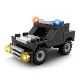 BLOXO 259935 Kompatibilná stavebnica polícia auto 31 ks