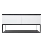 Kúpeľňová skrinka s krycou doskou SAT B-Way 119x30x45 cm biela lesk BWAY120WTKF BWAY120WTKF