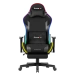 Huzaro Force 5.7 RGB čierna / Herná stolička / nastaviteľná / nosnosť až 136 kg / látka (HZ-FORCE 5.7 RGB)