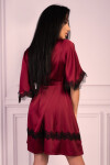 Dámsky župan LivCo Corsetti Fashion Housecoat Claret