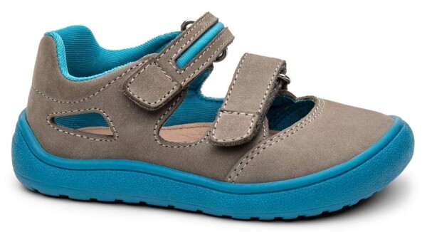 Chlapčenské barefoot sandále PROTETIKA NERY KHAKI sivé - 22