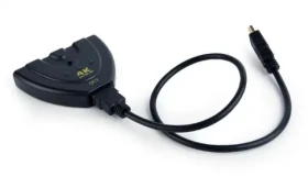 Gembird HDMI prepínač rozhrania s 3 portami / 3x HDMI IN / 1x HDMI OUT / čierna (DSW-HDMI-35)