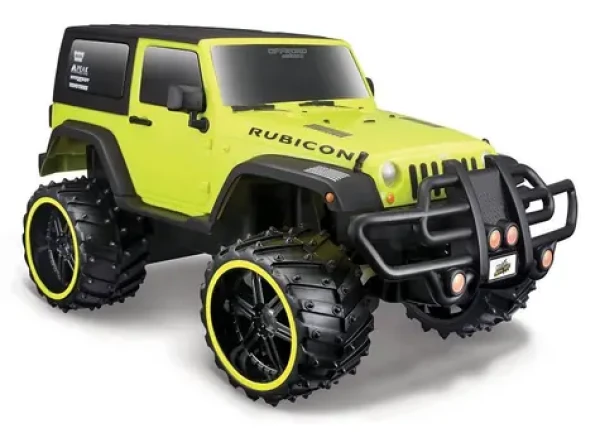 Maisto RC Jeep Wrangler Rubicon Off-Road žltá