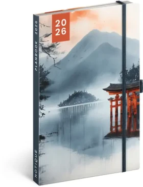 NOTIQUE Planbook diár/notes Japonsko 2026, 13 x 21 cm (PGD-35582-Z)