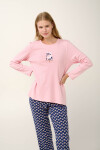 Vamp - Pyžamový komplet s potlačou Country Calico 21407 - Vamp pink blush M