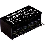 MEAN WELL DPBW03G-05 DC / DC menič napätia, modul 300 mA 3 W Počet výstupov: 2 x; DPBW03G-05