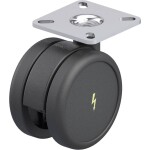 Blickle 849806 dvojité plastové otočné pojazdové koliesko; 849806