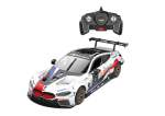 RASTAR Stavebnica BMW M8 GTE na diaľkové ovládanie 1:18 Rastar 66 dielov bielej