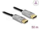 DeLock Aktívny optický kábel DisplayPort 1.4 / Prepojovací kábel / 8K / 50 m (84140)