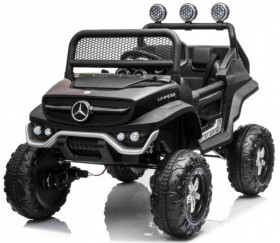 Mamido Detské elektrické autíčko Buggy Mercedes-Benz Unimog 4x4 čierne