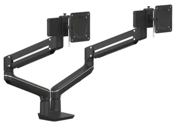 Fellowes TALLO 2 ramená vedľa seba čierna / Držiak monitora / do 40" / nosnosť ramena 9 kg / plynová vzpera (FELFERGARMTAL2N)