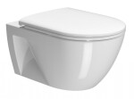 GSI - PURA ECO závesná WC misa, Swirlflush, 36x55cm, biela ExtraGlaze 880711