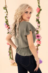 Merribel Blouse Etiar Khaki L