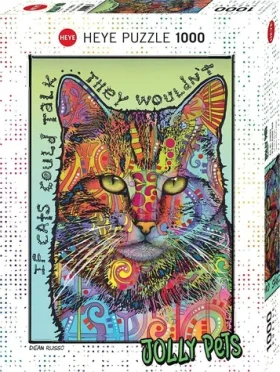HEYE Puzzle Jolly Pets: Keby mačky mohli hovoriť