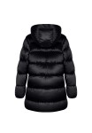 Dievčenský nylonový kabát Puffa s podšívkou z mikroflísu, Minoti, 12COAT 2, čierny - 104/110 | 4/5let
