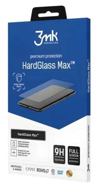 3mk HardGlass Max Black / Tvrdené sklo / Oppo A98 5G / celoplošné lepenie