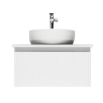 Kúpeľňová skrinka s umývadlom a batériou SAT Evolution 58x30x44, 8 cm biela mat SATEVO60WMDBUB SATEVO60WMDBUB