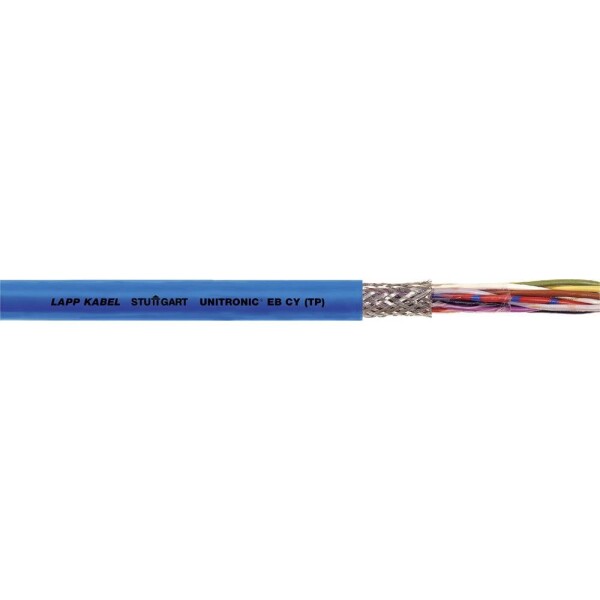 LAPP 12621/500 dátový kábel UNITRONIC® EB CY (TP) 3 x 2 x 0.75 mm² nebeská modrá 500 m; 12621/500