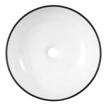 KERRA - Umývadlo na dosku KR-98 WH/BL 5907548123213