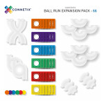 Connetix Connetix Tiles - Magnetická Stavebnica Dúhová Guličková Dráha 66 ks