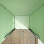 H K - Sprchové dvere MELODY D2 100 dvojkrídlové 96-100 x 195, výplň sklo - grape SE- MELODYD2100-19