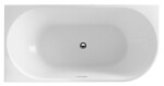 AQUALINE - TIBERA L rohová stojaca vaňa 140x70cm, biela E1066