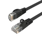 Orico PUG-C7B čierna / Sieťový kábel / CAT7 / RJ-45 - RJ45 / 10Gbps / plochý / 2 m