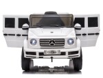 Mamido Detské elektrické autíčko Mercedes G500 biele