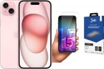 Apple iPhone 15 Plus 256GB Pink (MU193) + FlexibleGlass