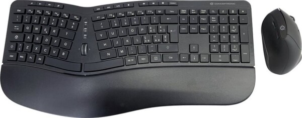 Conceptronic Wireless Keyboard+Mouse,ergo,Layout italien. sw