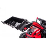 Mamido Detský elektrický traktor s lopatou červený