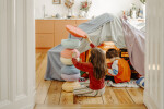 Stapelstein Winter Special Rainbow Set pastel balančné kamene, 6+1 EUR