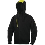 DELTA PLUS Pracovná mikina BORGO Farba: Čierna, Veľkosť: 2XL (BORGONOXX)