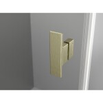 MEXEN/S - Mist T sprchovací kút dvere krídlové 110 x 95, transparent, zlato kartáčovaná 8A4T-110-095-55-00
