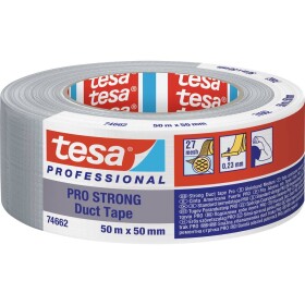 Tesa Duct Tape PRO-STRONG 74662-00003-00 inštalačné izolačná páska sivá (d x š) 50 m x 50 mm 1 ks; 74662-00003-00